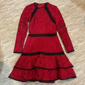 Gorgeous red lace dress!!!